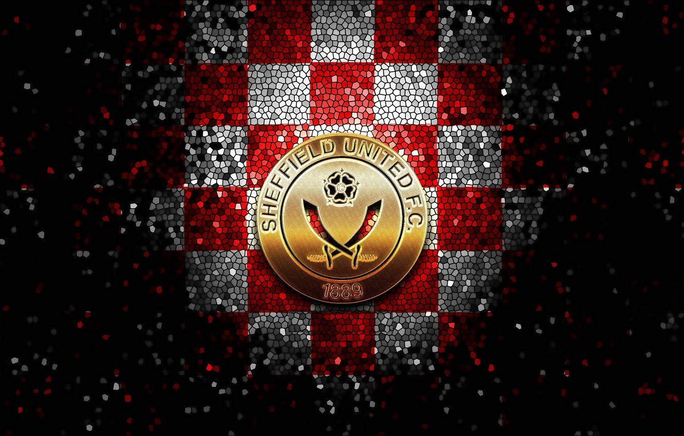 Sheffield United Golden Circular Logo Wallpaper