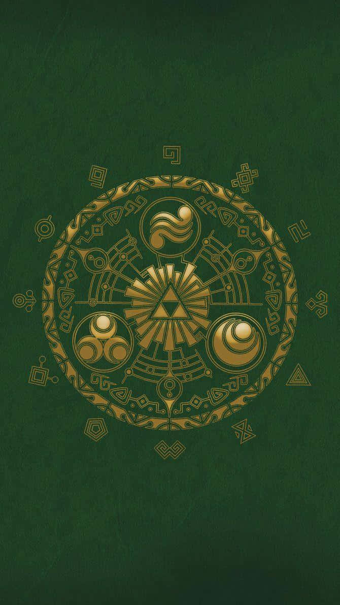 Unlock the mysteries of Hyrule with the Sheikah Slate 4k. Wallpaper