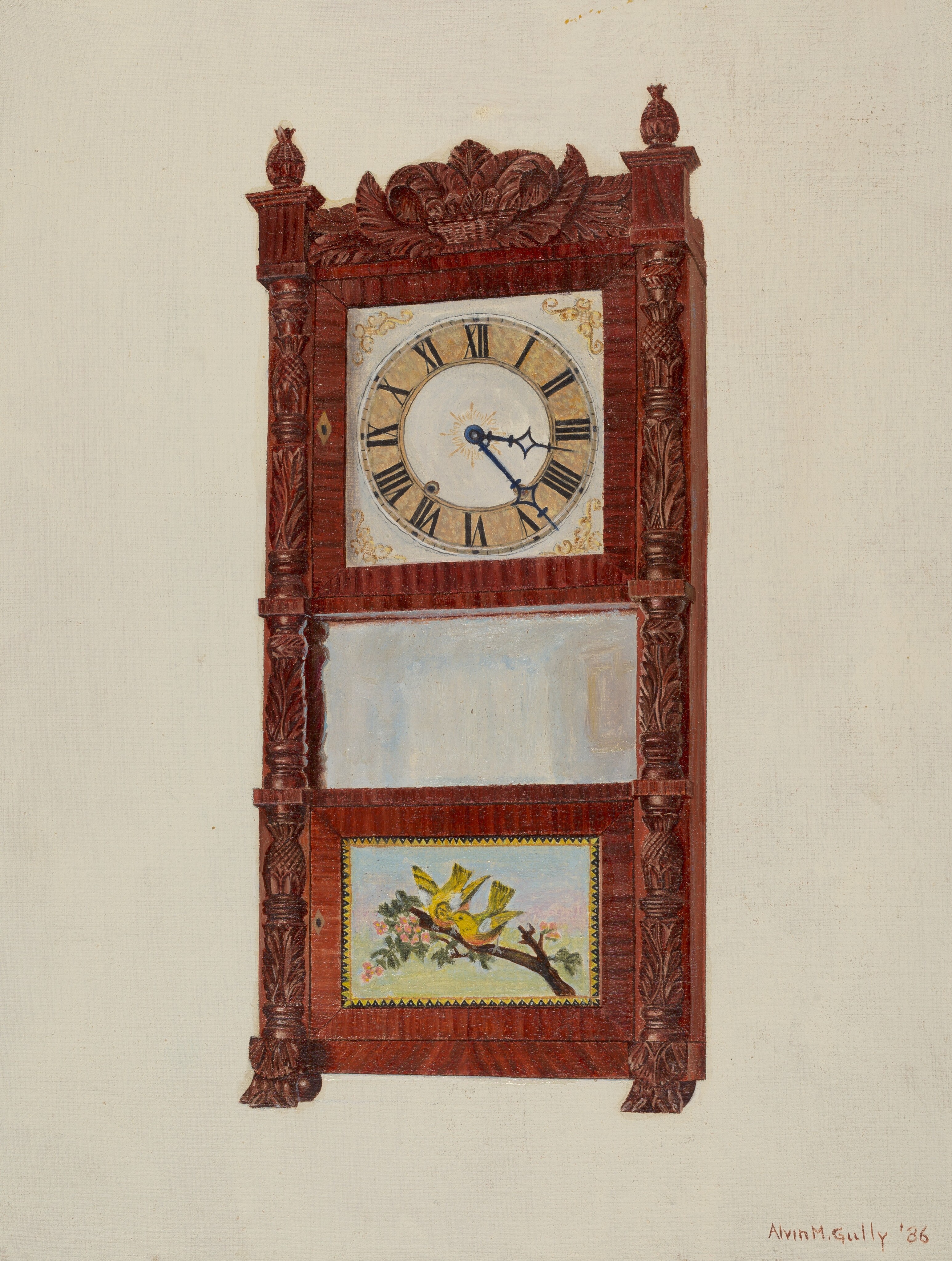 Shelf Clock Wallpaper