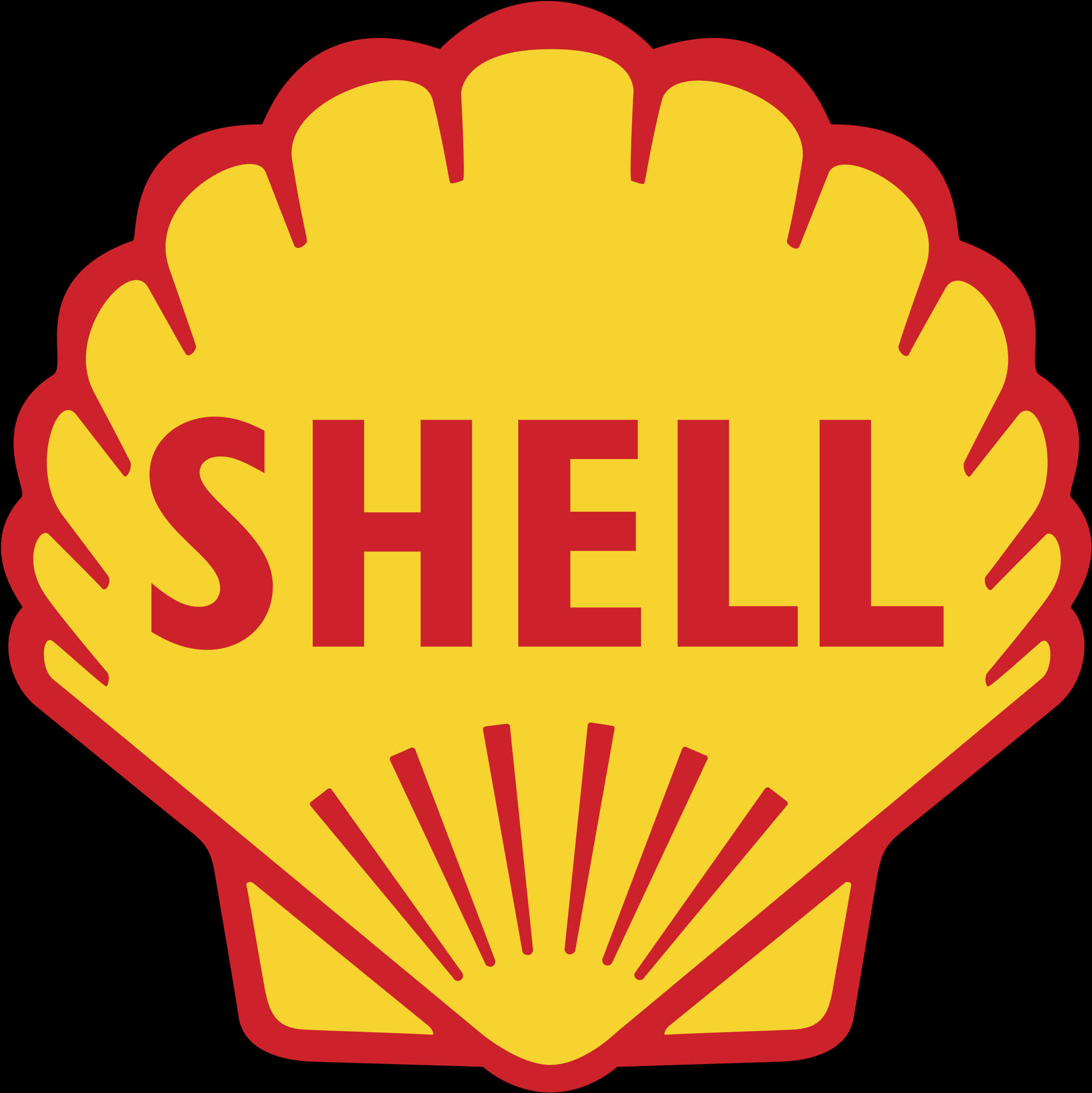 Download Shell Logo Red Yellow | Wallpapers.com