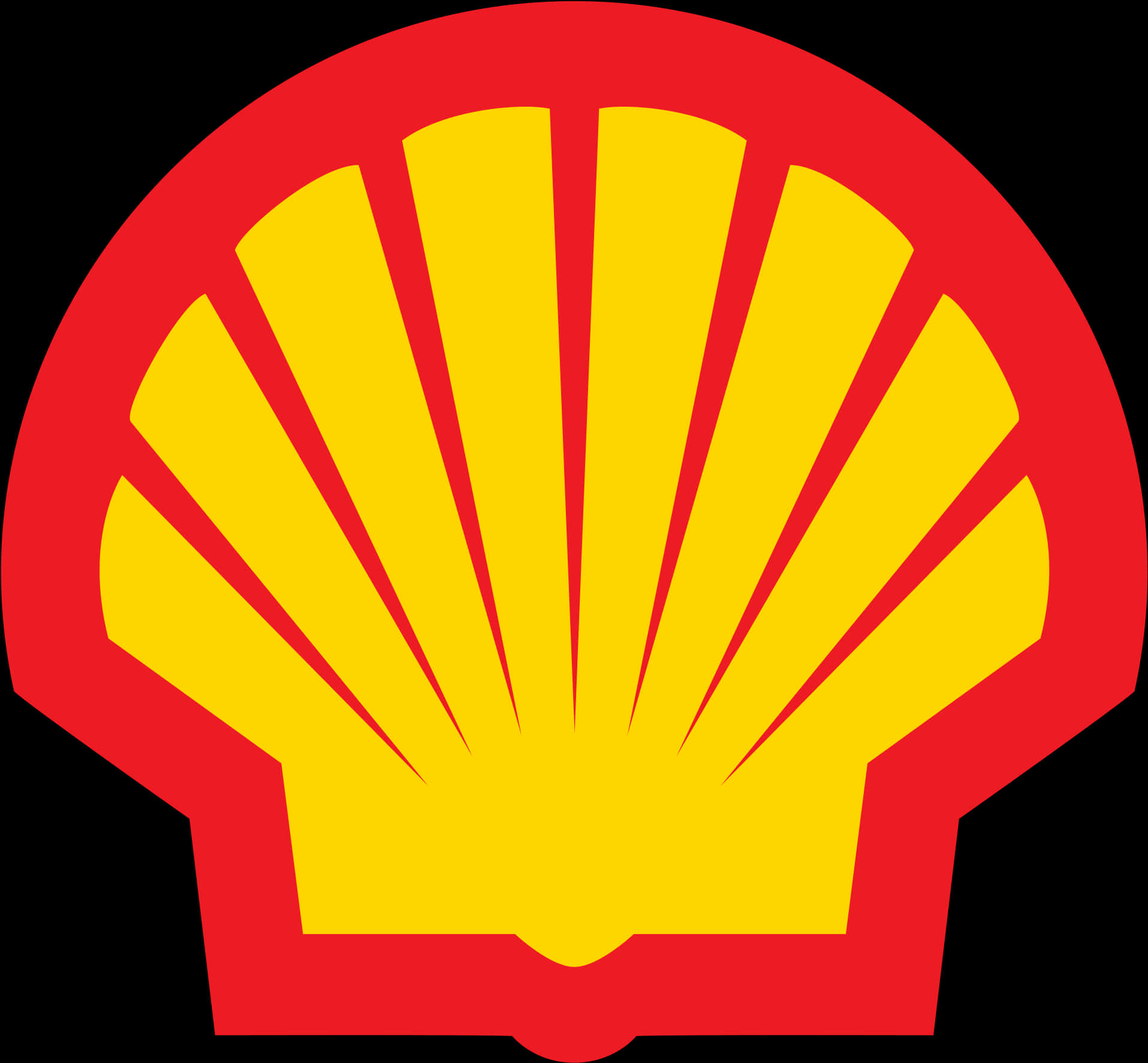 Shell Logo Redand Yellow PNG