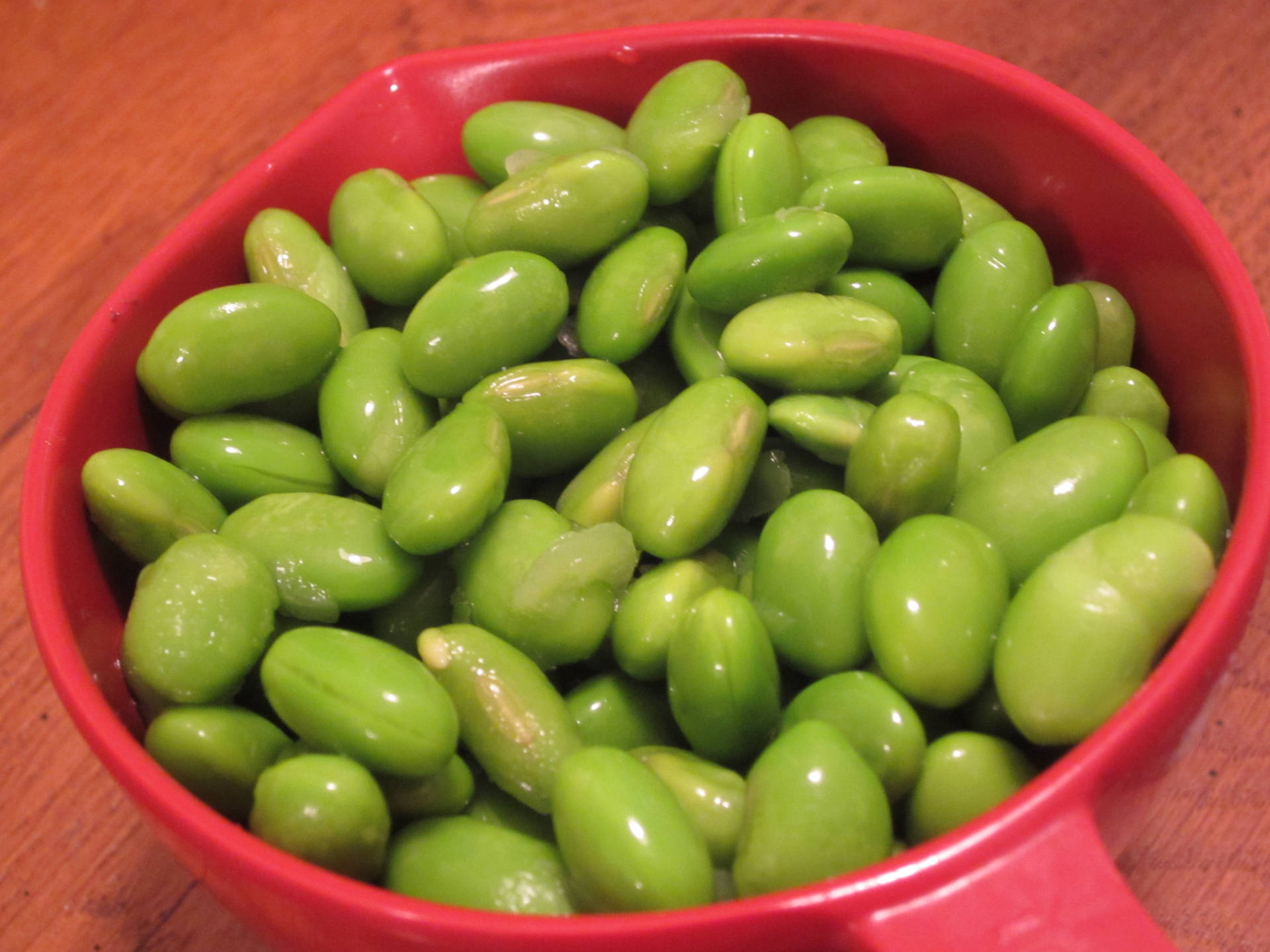 Shelled Edamame Beans In Bowl Wallpaper