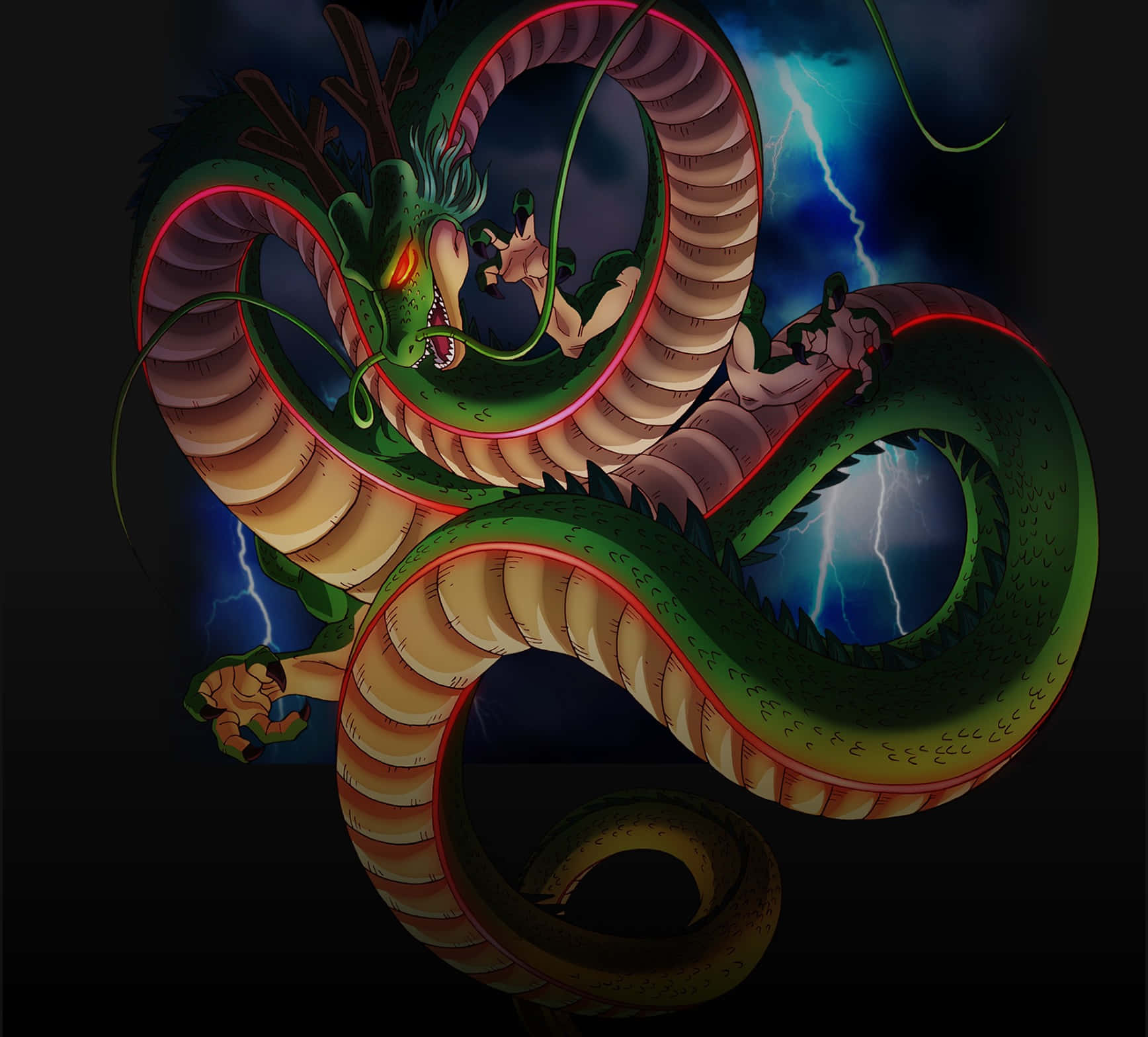 Art De Shenron Et Des Personnages De Dragon Ball Fond d'écran