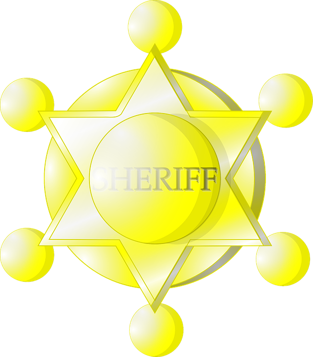 Sheriff Badge Graphic PNG