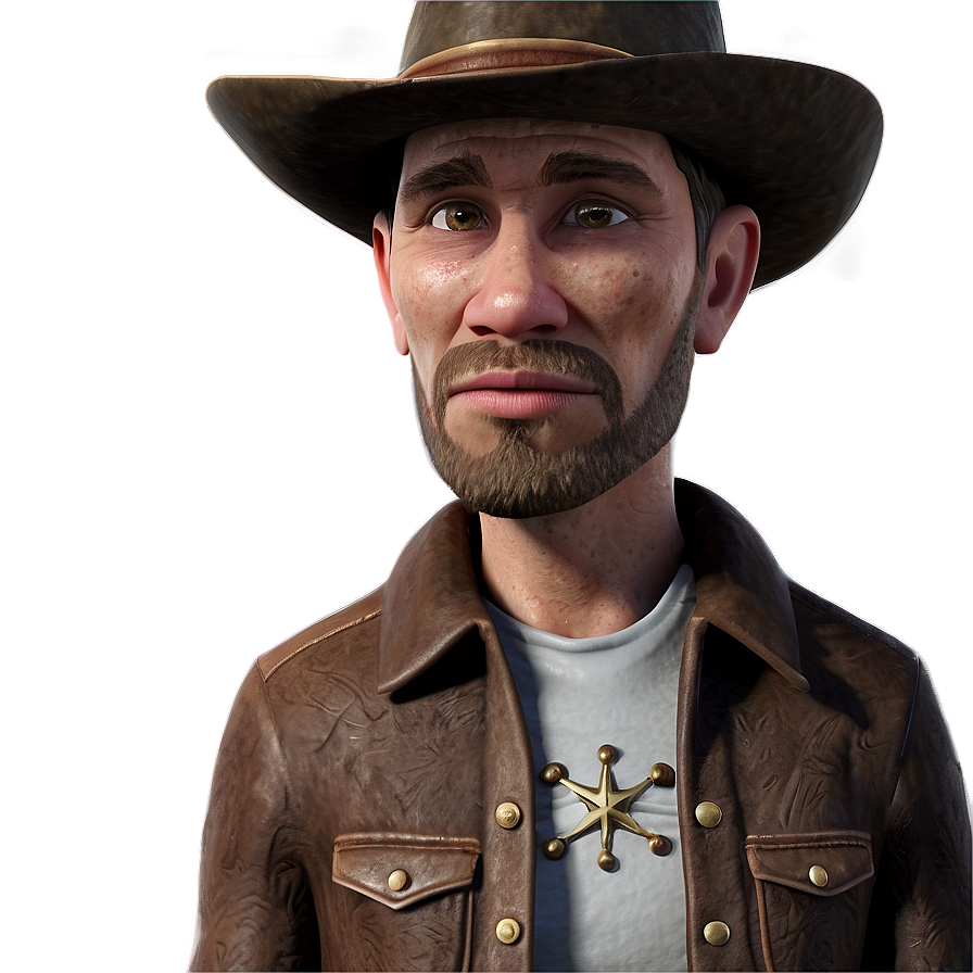 Sheriff Cowboy Png 05212024 PNG