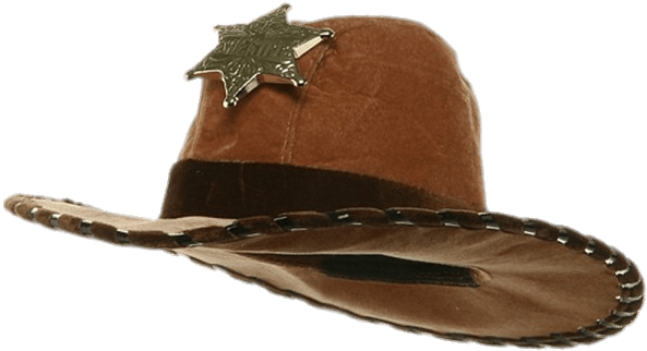 Sheriff Hatwith Badge PNG