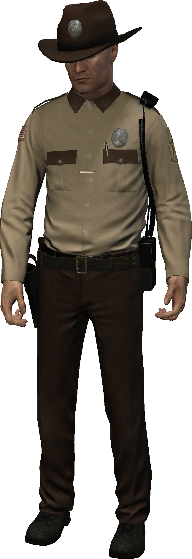 Download Sheriff_ Disguise_ Hitman_ Character.png | Wallpapers.com