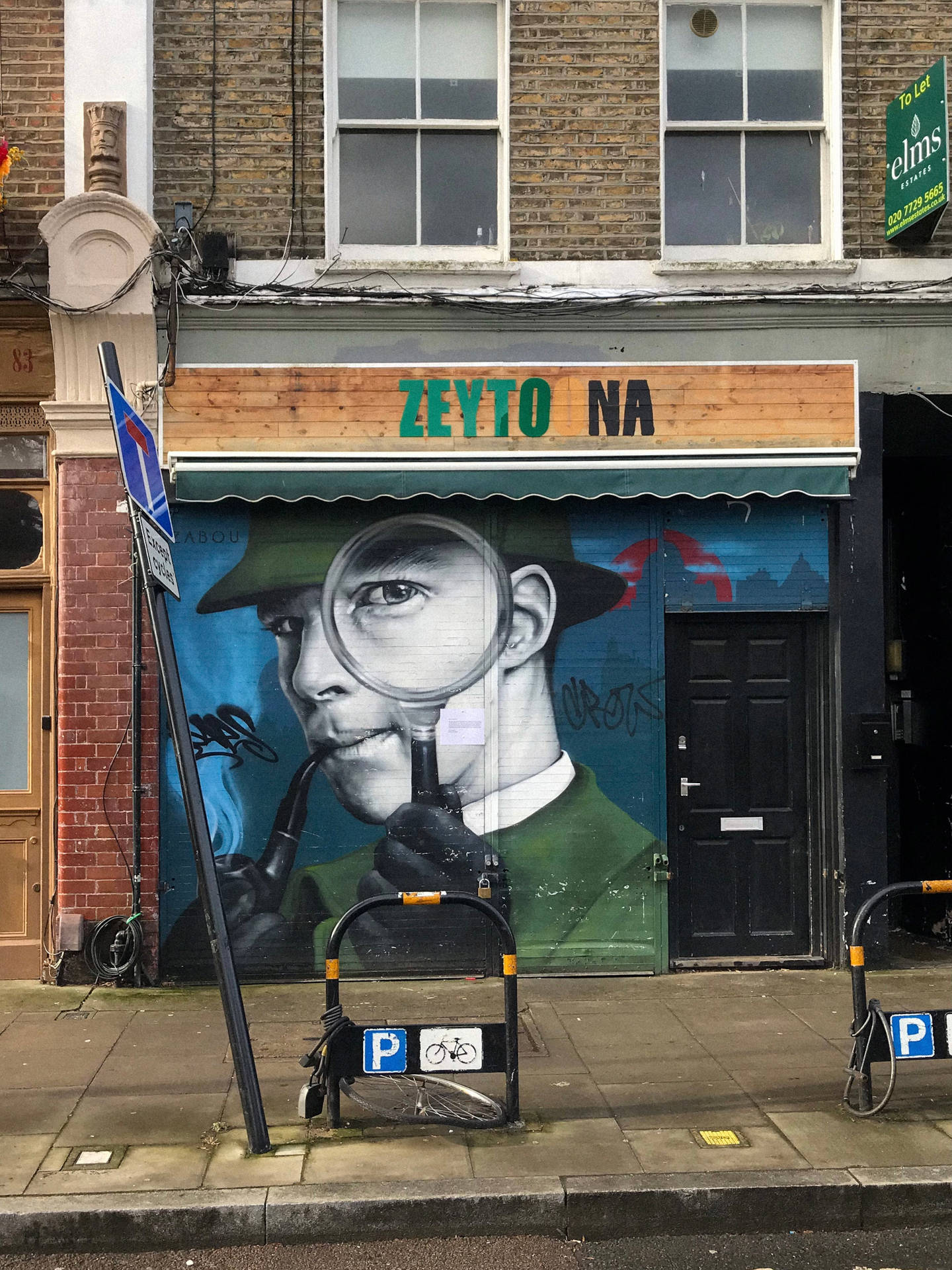 Sherlock Holmes Street Painting