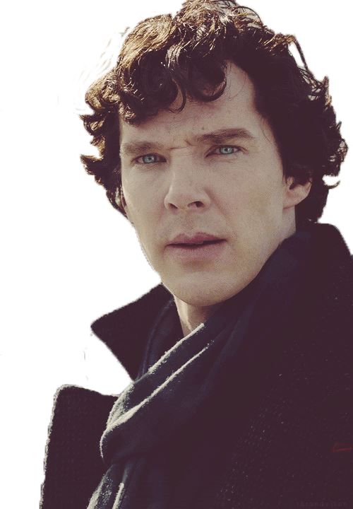 Sherlock Intense Gaze PNG