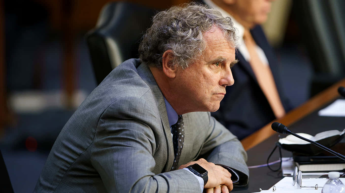 Sherrod Brown Listening To Testimony Picture