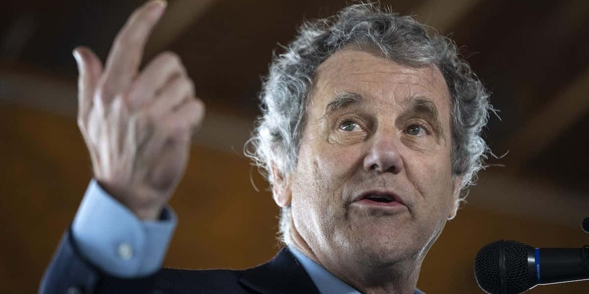 Sherrod Brown Pointing During Speech Picture