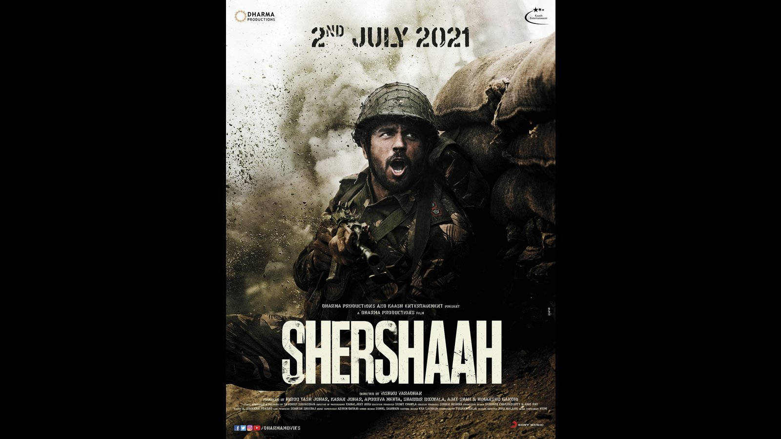 Pósterde La Película Shershaah Fondo de pantalla