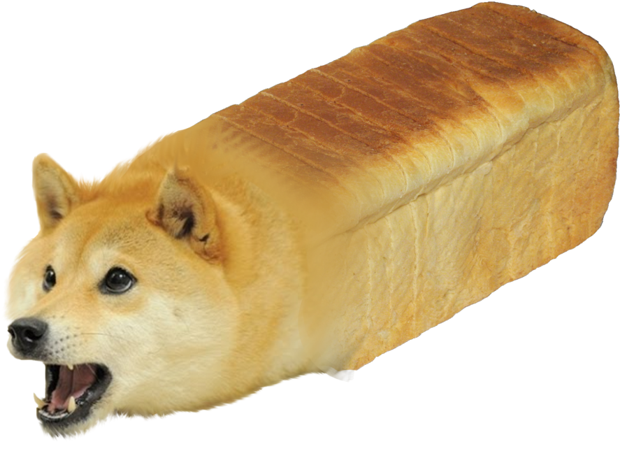 Shiba Inu Bread Loaf Hybrid PNG