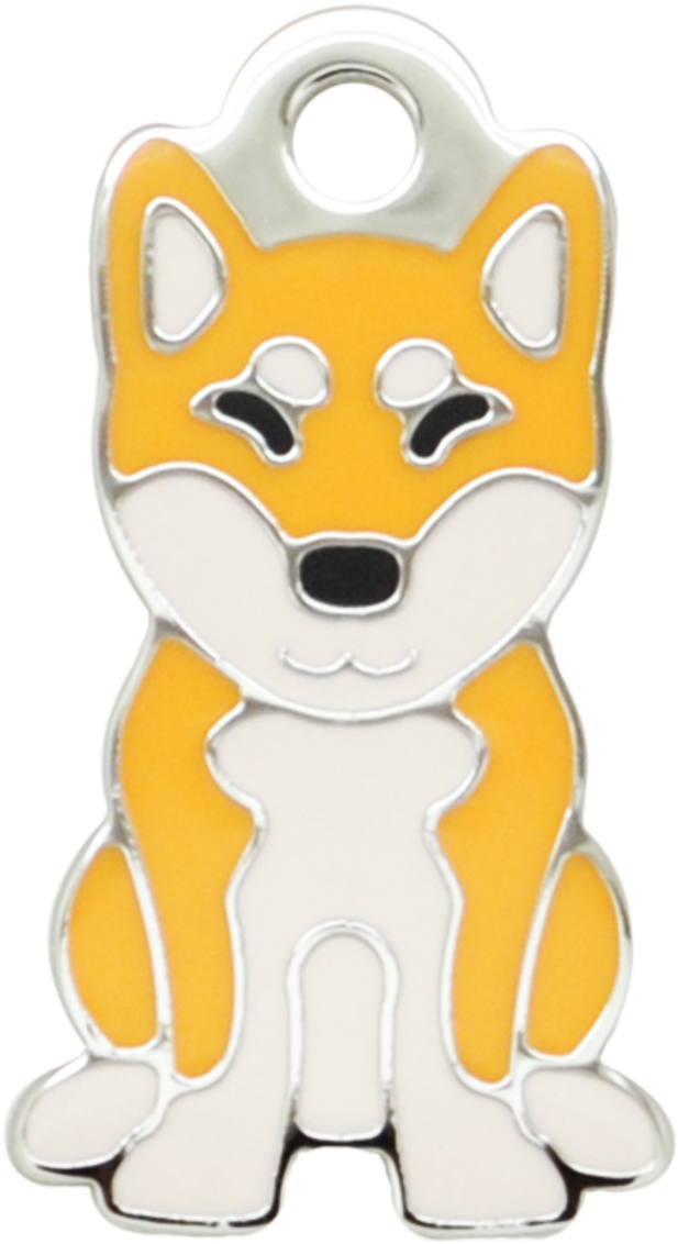 Shiba Inu Keychain Design PNG