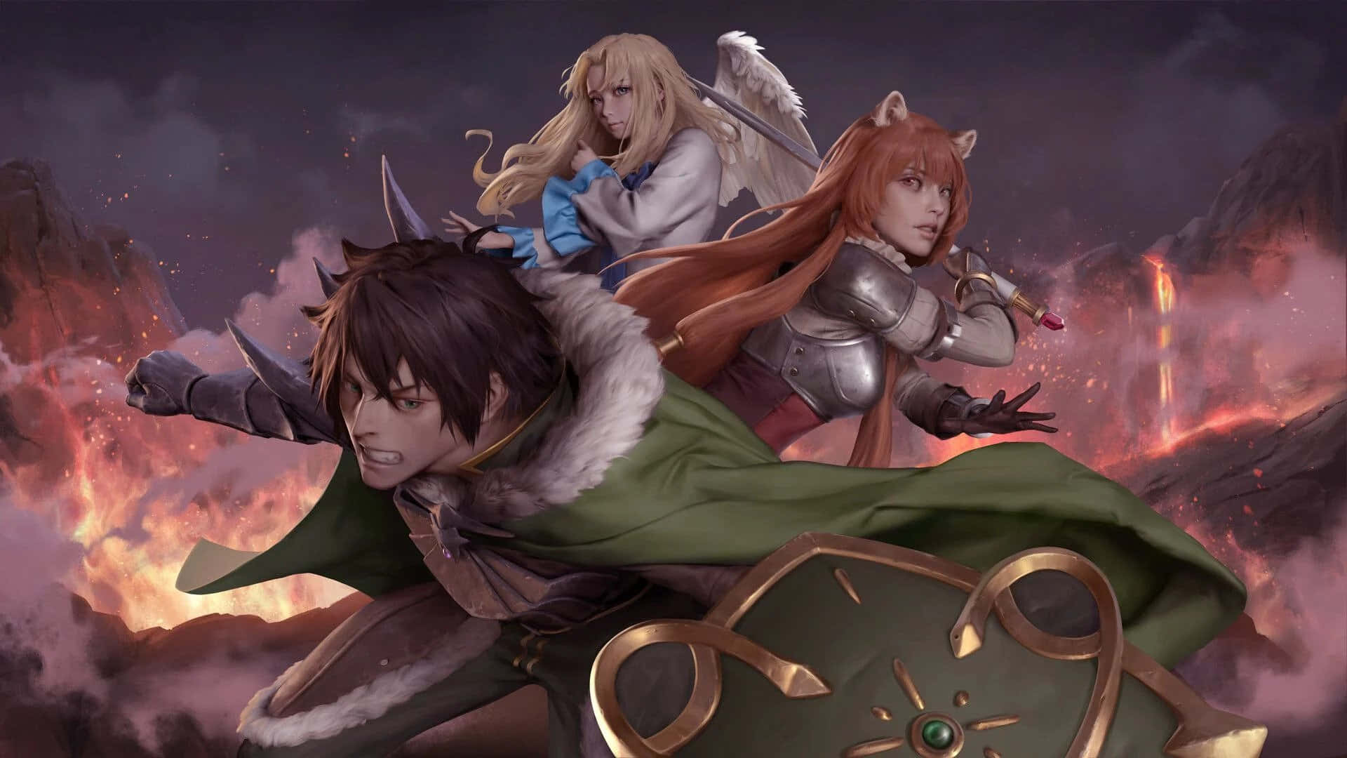 The Shields of the Rising of the Shield Hero