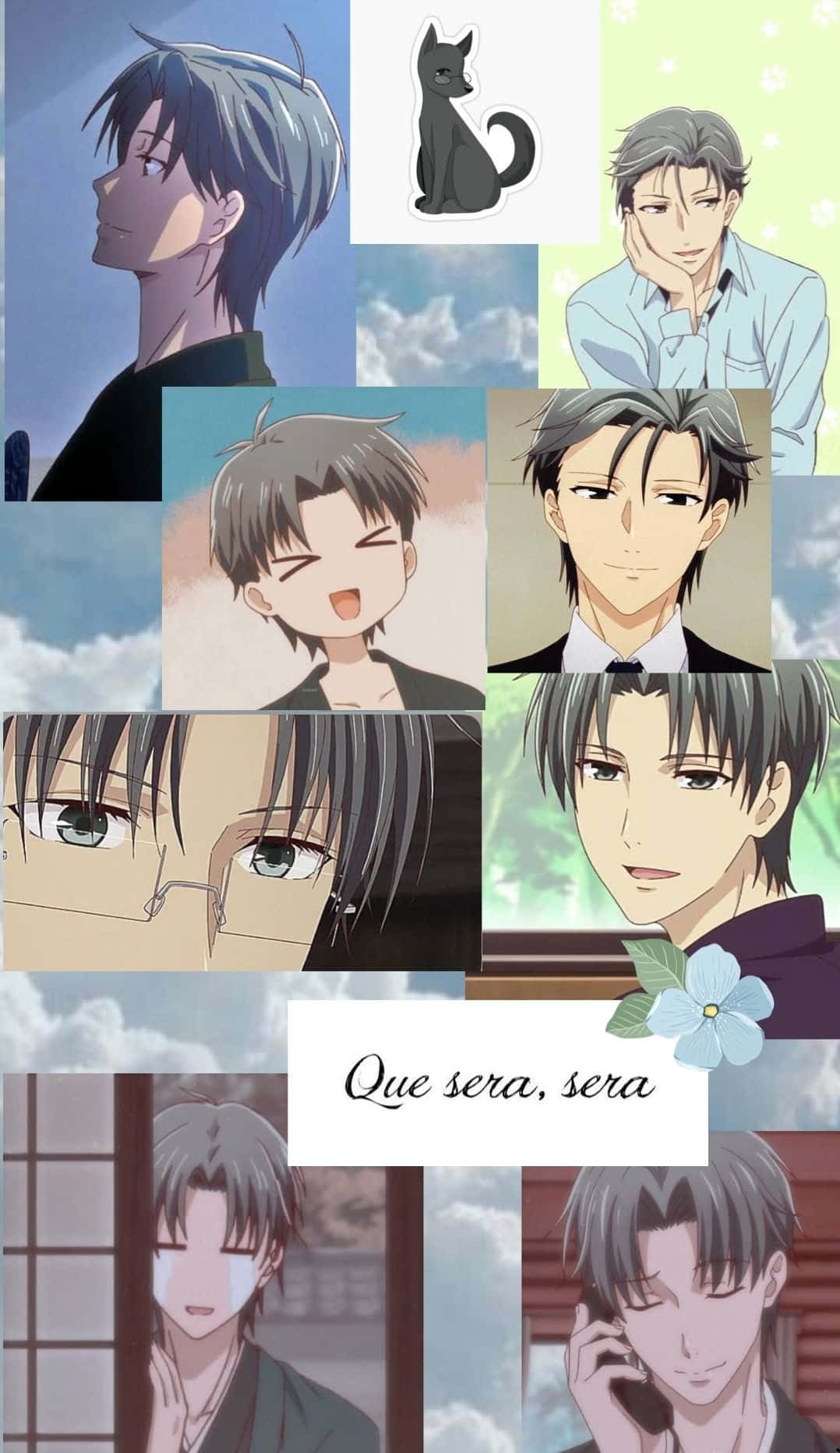 Shigure Sohma, The Dark And Mysterious Character From Fruits Basket Anime Series Wallpaper