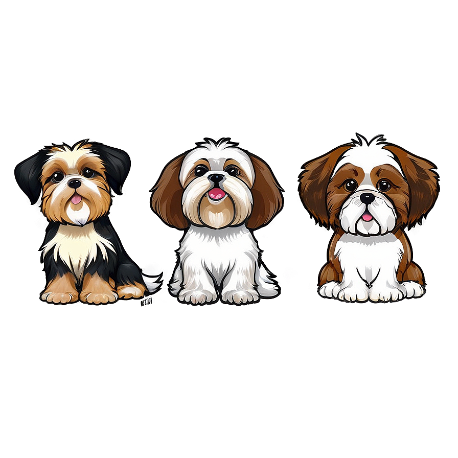 Shih Tzu And Friends Png 61 PNG