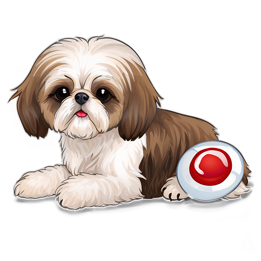 Shih Tzu At The Beach Png Lfk71 PNG