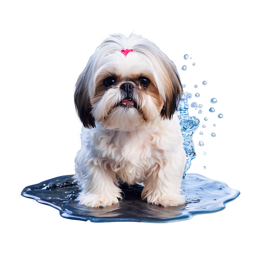 Shih Tzu Bath Time Png 24 PNG