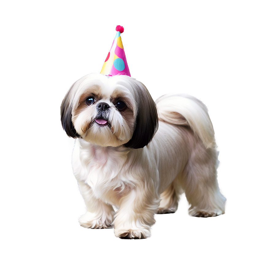 Download Shih Tzu Birthday Party Png Dlv72 | Wallpapers.com