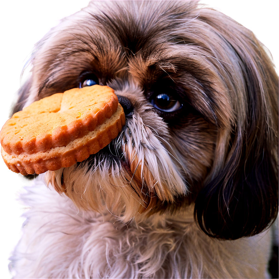 Shih Tzu Eating Treats Png 06242024 PNG