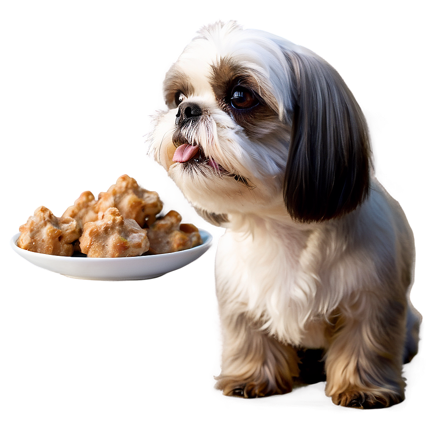 Shih Tzu Eating Treats Png Ioh61 PNG