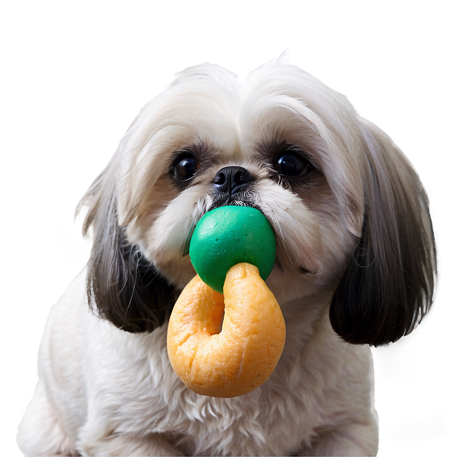 Shih Tzu Eating Treats Png Qvf PNG