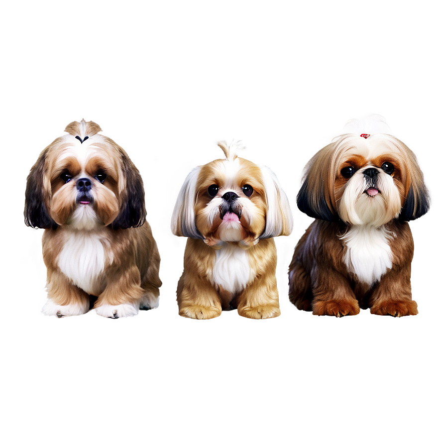 Shih Tzu Family Pets Png Nnx38 PNG