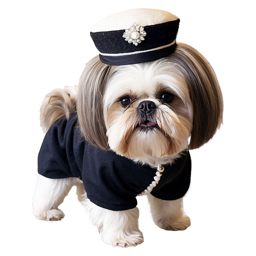 Shih Tzu Fancy Dress Png 06242024 PNG