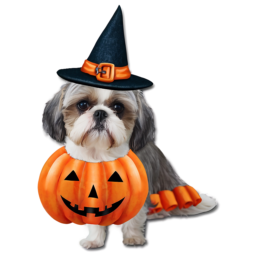 Shih Tzu Halloween Costume Png Qjf PNG