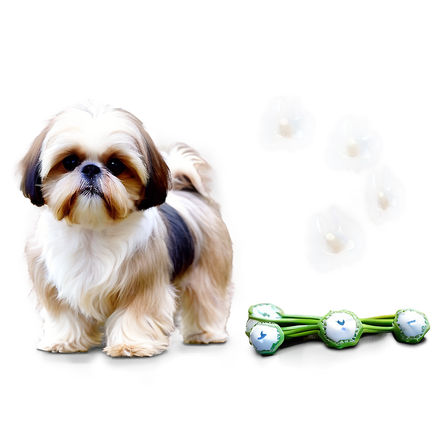 Shih Tzu In Park Png Lxu51 PNG