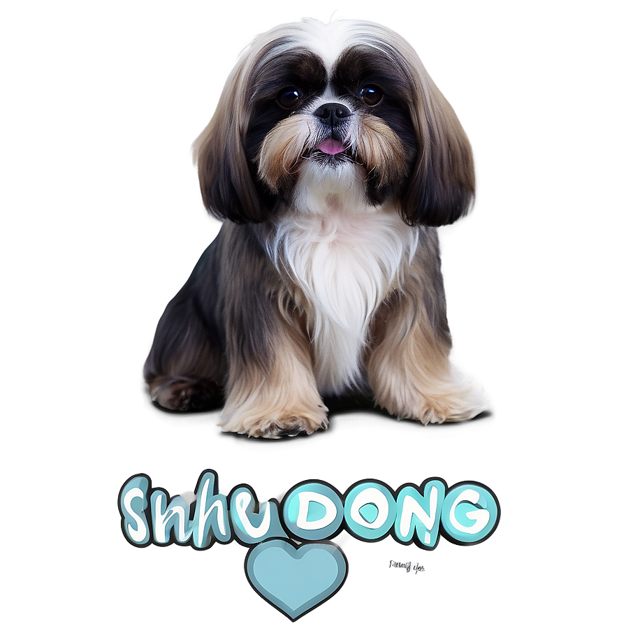 Shih Tzu Loving Family Png Eio PNG