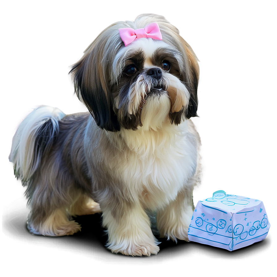 Shih Tzu Making Friends Png Yta PNG