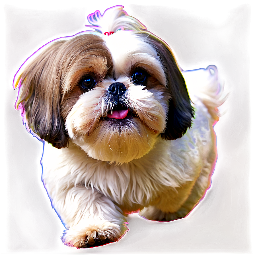 Shih Tzu On Walk Png 06242024 PNG