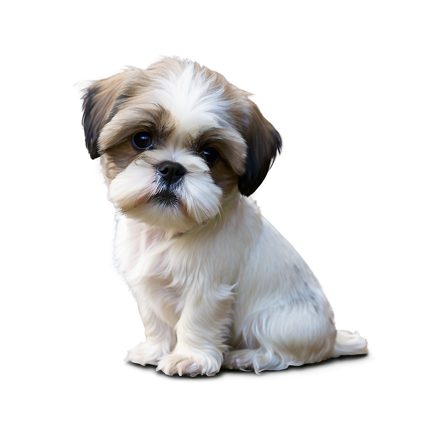 Shih Tzu Playful Pose Png 06242024 PNG