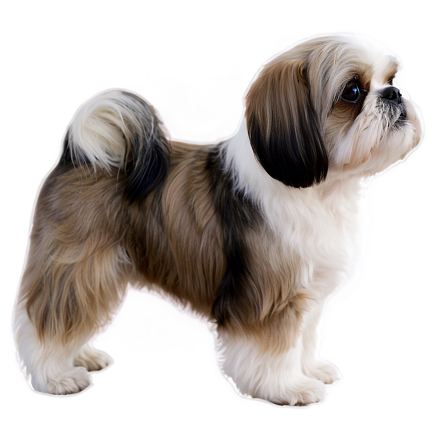 Shih Tzu Profile Side View Png Bjt PNG