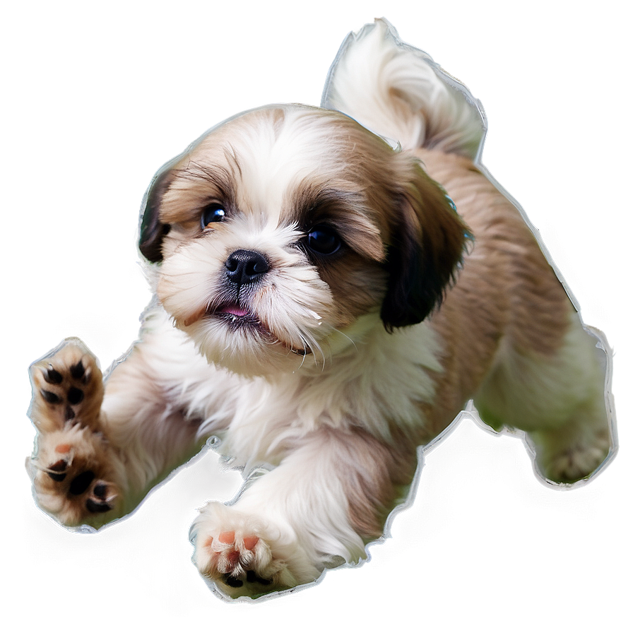 Shih Tzu Puppy Playtime Png Bgl51 PNG