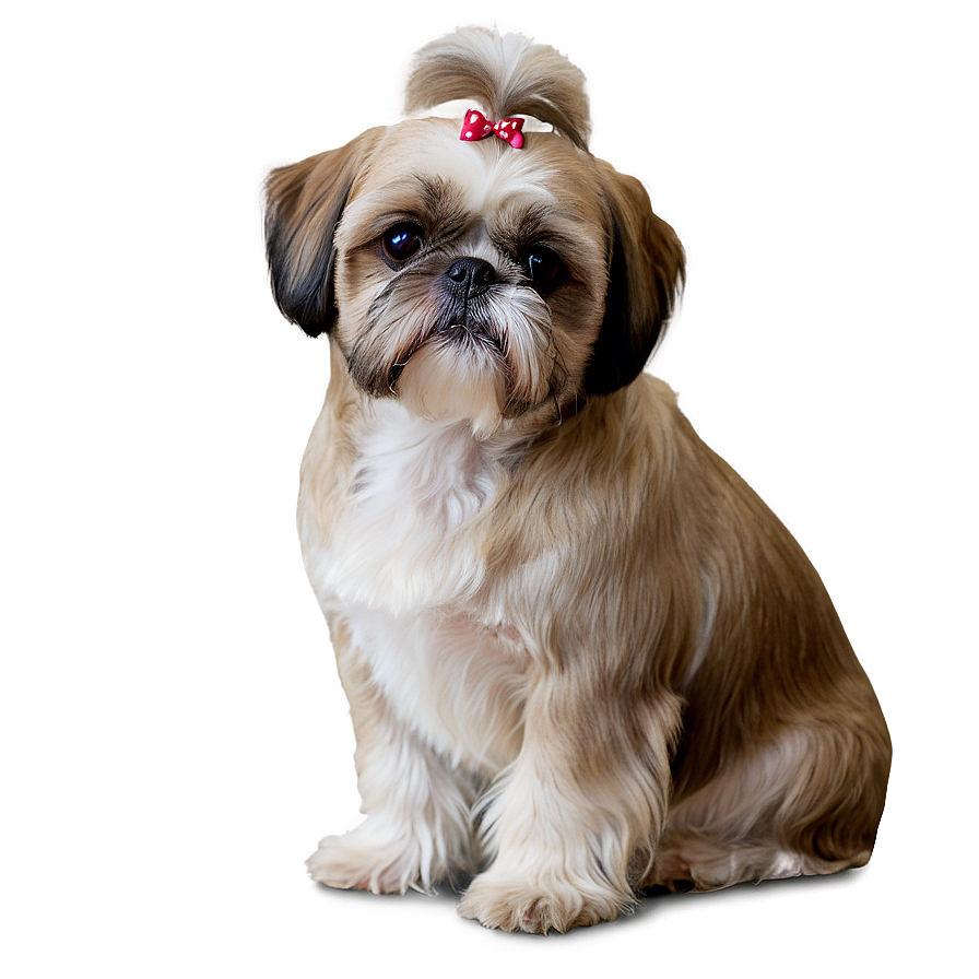 Shih Tzu Sitting Pretty Png 06242024 PNG