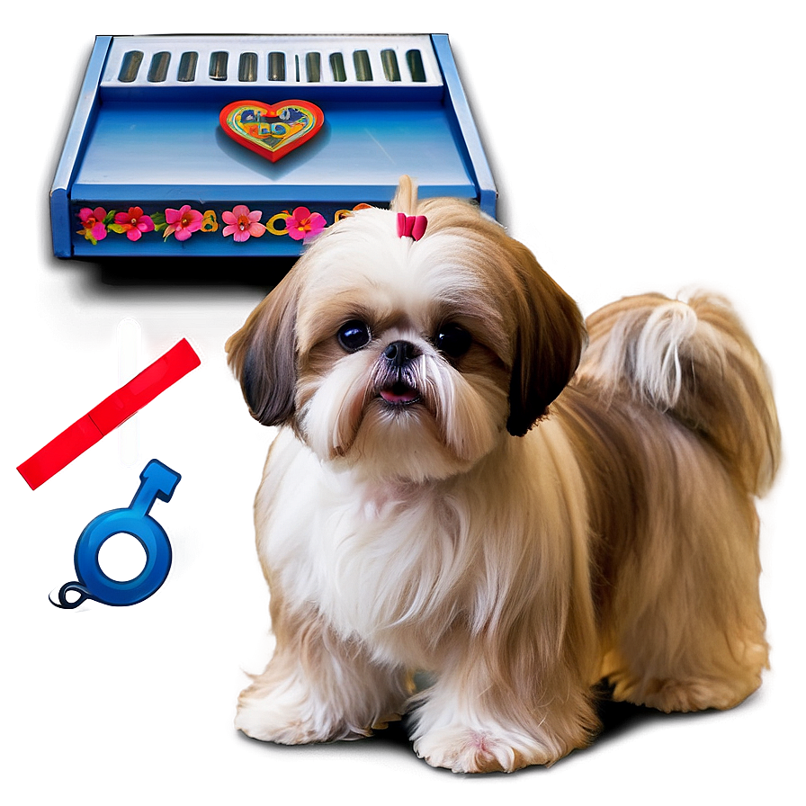 Shih Tzu Training Moments Png Owu PNG