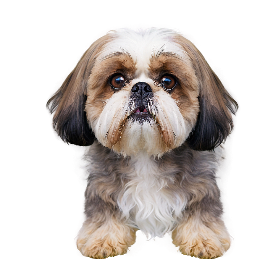 Shih Tzu With Colorful Background Png Dlm28 PNG