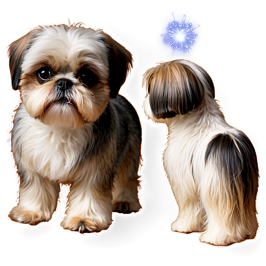 Shih Tzu With Sparkling Eyes Png Cib PNG