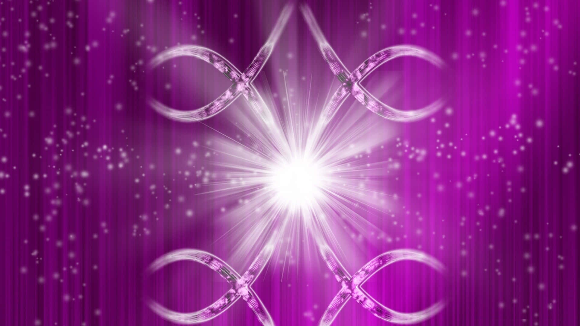 A Purple Background With A Star And A Light