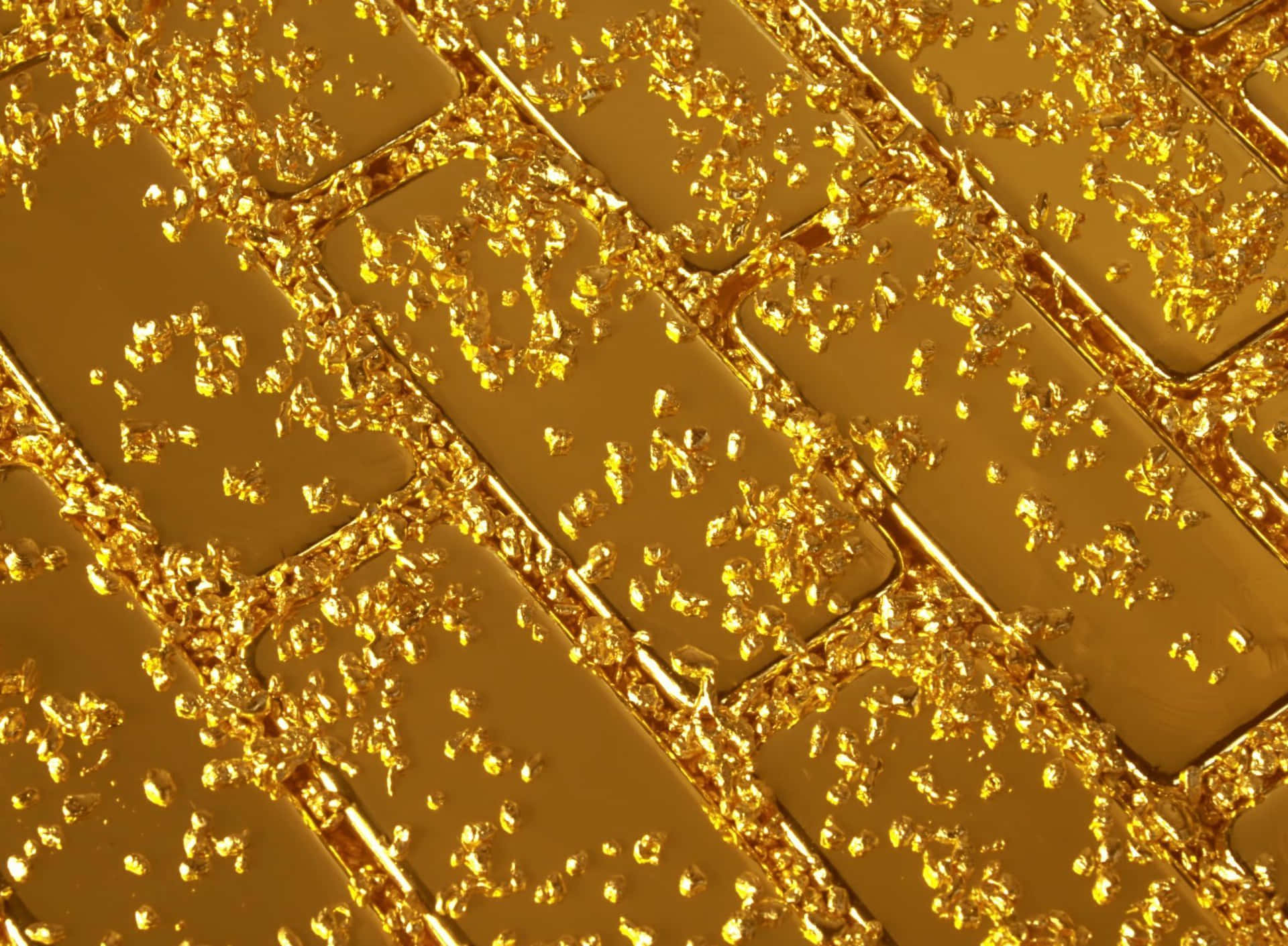 Shimmering Bars Of Pure Gold Wallpaper