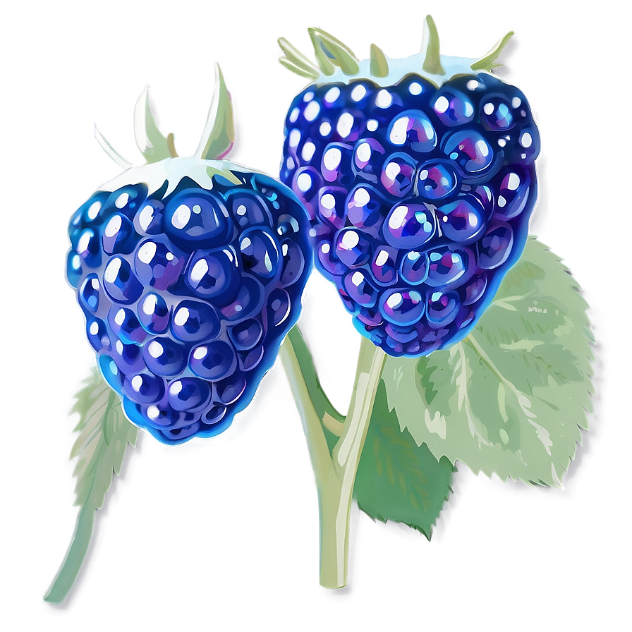 Shimmering Blue Raspberry Png Hmc PNG