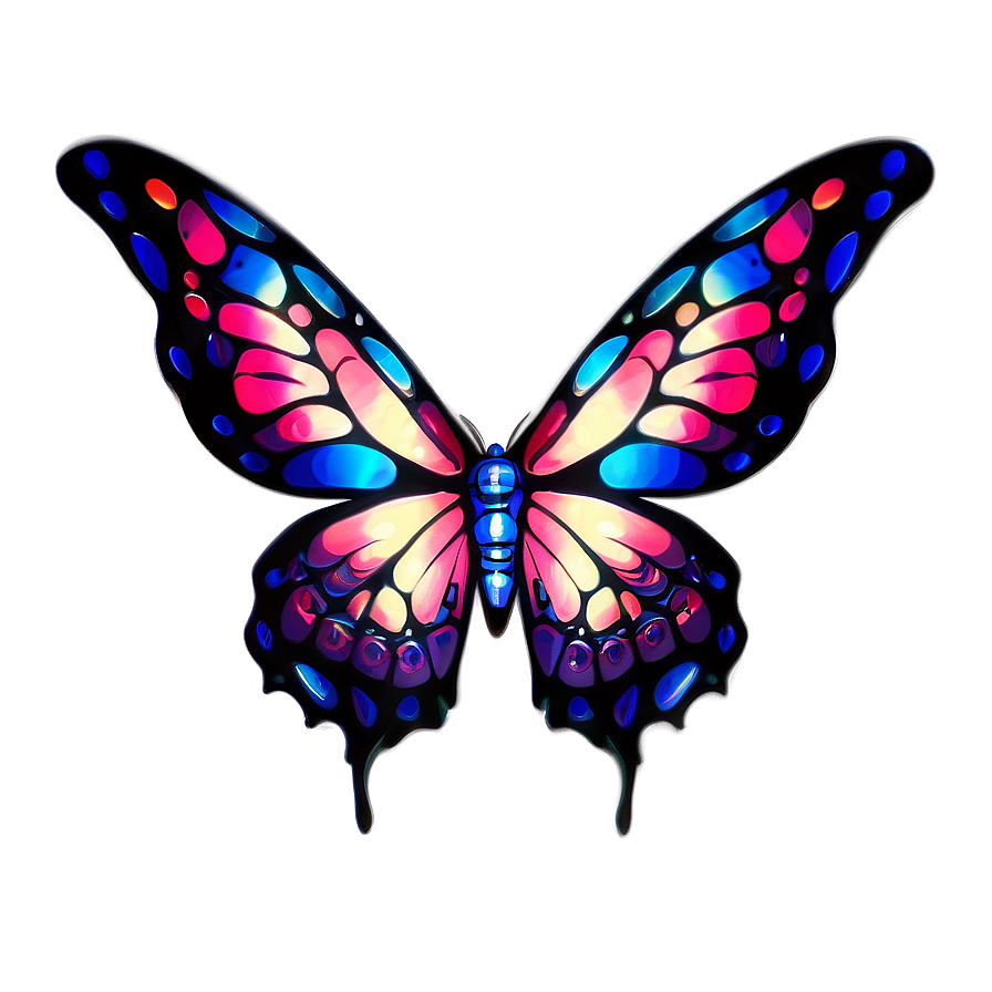 Shimmering Butterfly Sparkle Png 04292024 PNG