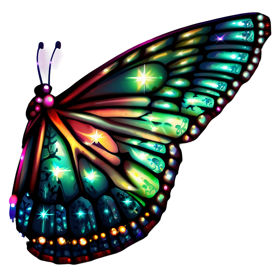 Shimmering Butterfly Sparkle Png Qvc PNG
