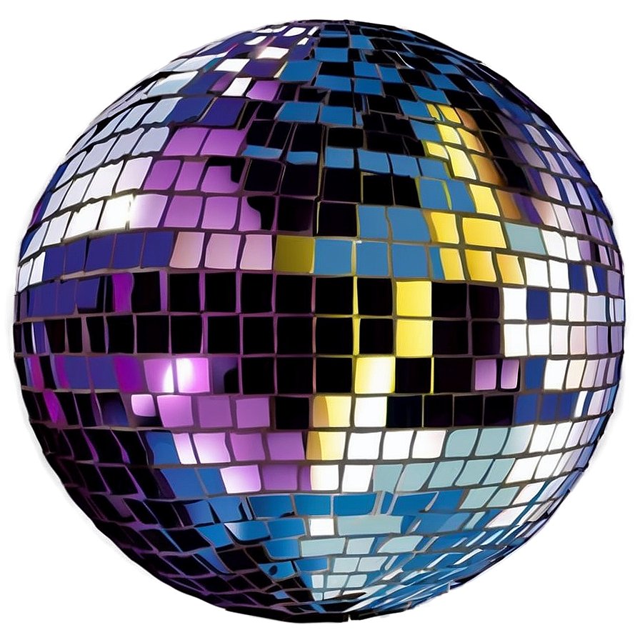 Shimmering Disco Ball PNG