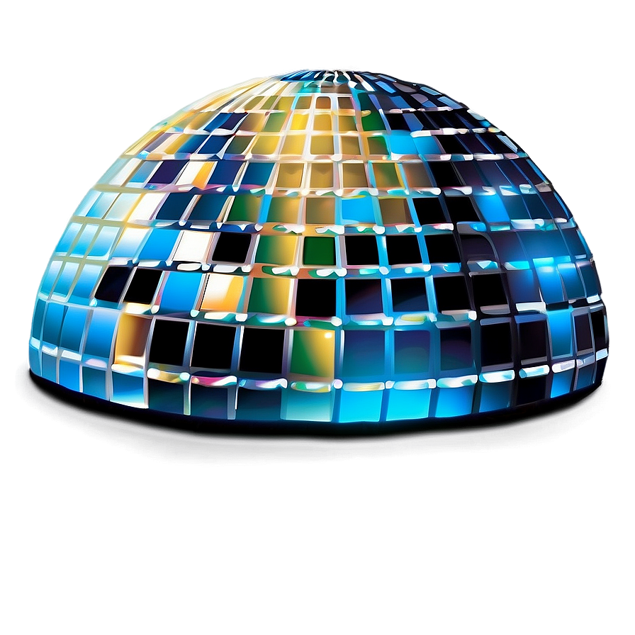 Shimmering Disco Ball Dome PNG