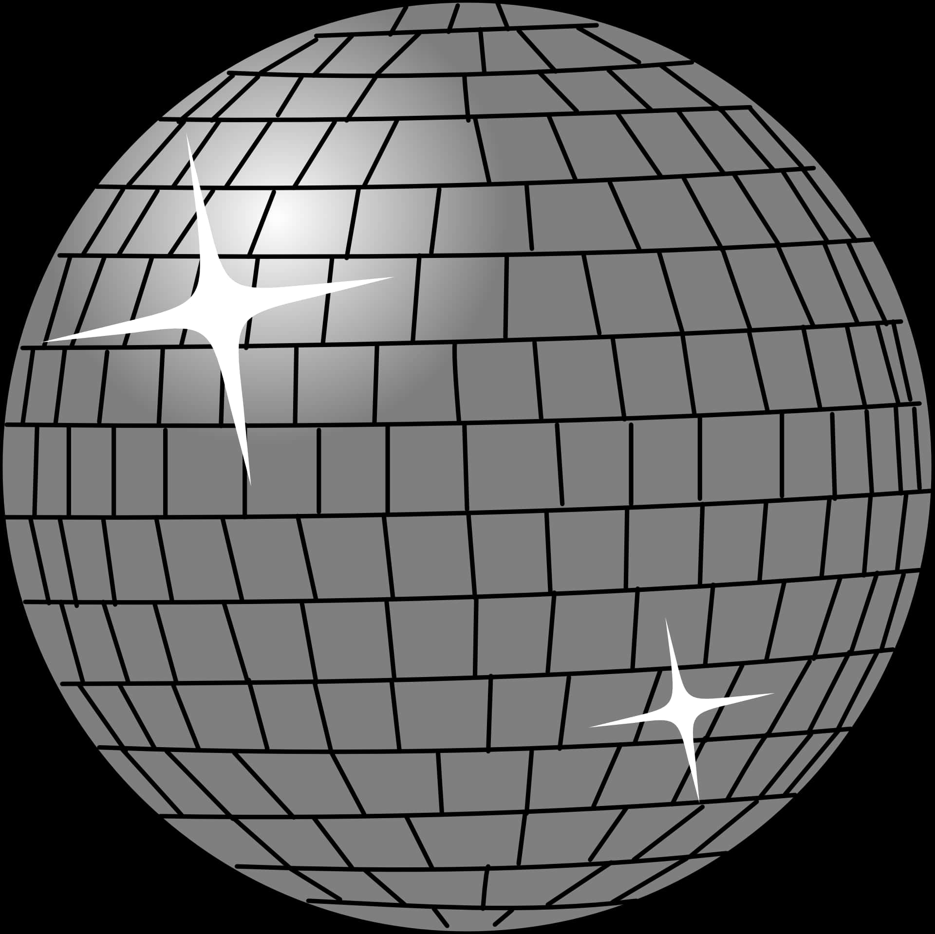 Download Shimmering Disco Ball Illustration