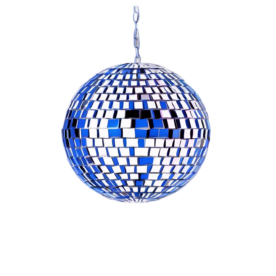 Shimmering Disco Ball Suspended PNG